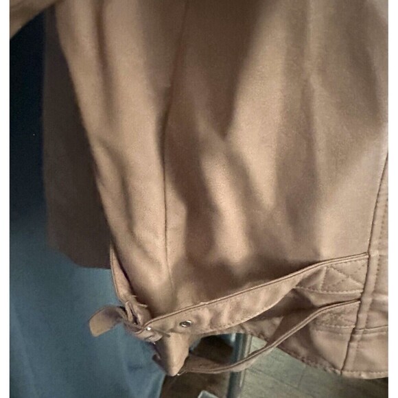 Plus Size Lane Bryant Pink Motorcycle Jacket  Size 22/24 - Picture 6 of 9